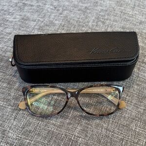 Kenneth Cole Brown Tortoise Glasses